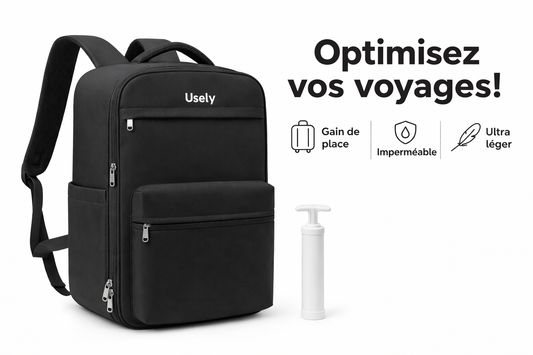 Sac à Dos Cabine - Système de Compression Sous Vide Intégré